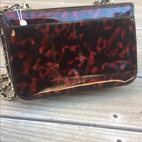 Authentic Tory Burch Robinson tortoise shoulder - Picture 4 of 8